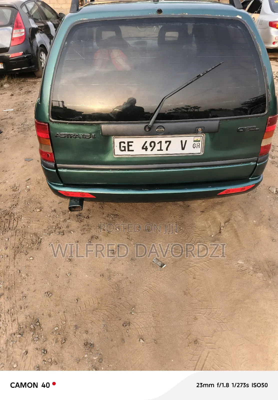Opel Astra 1.6 Caravan 2004 Green
