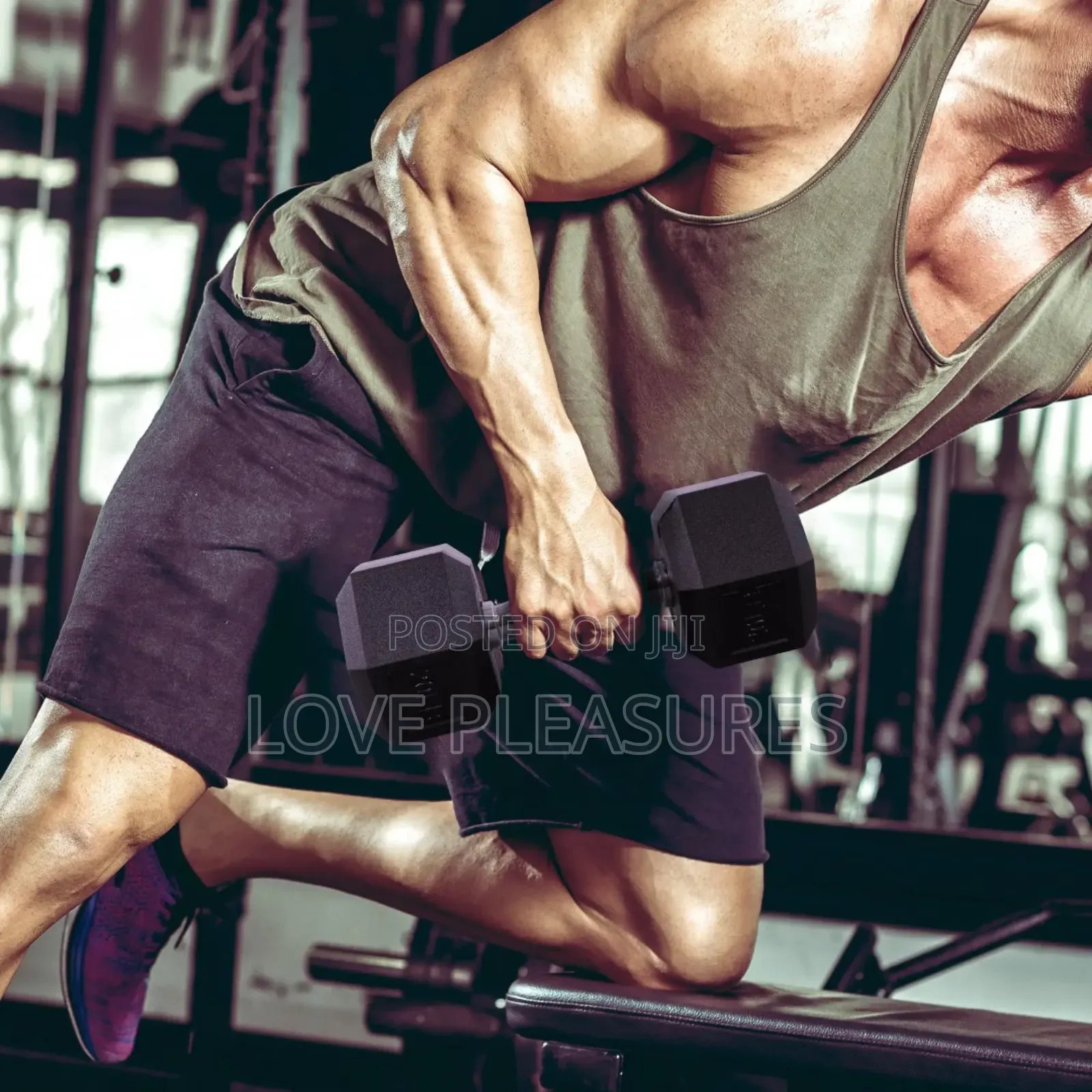 25kg Pair of Brand New Hex Dumbells
