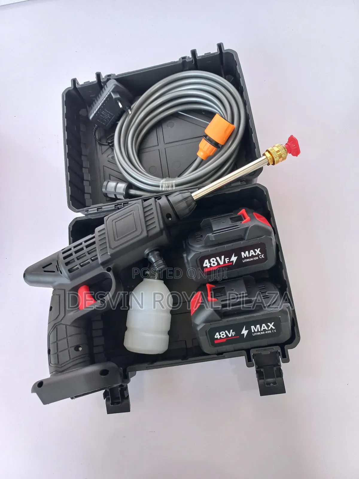 Pressure Cordless Car Washing Spray (With Two Batteries )