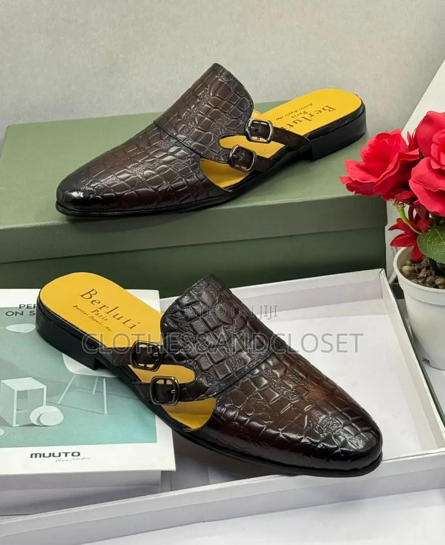 Classic Berluti Mules