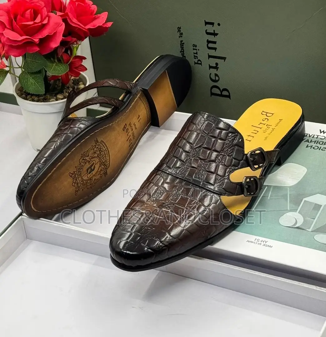 Classic Berluti Mules