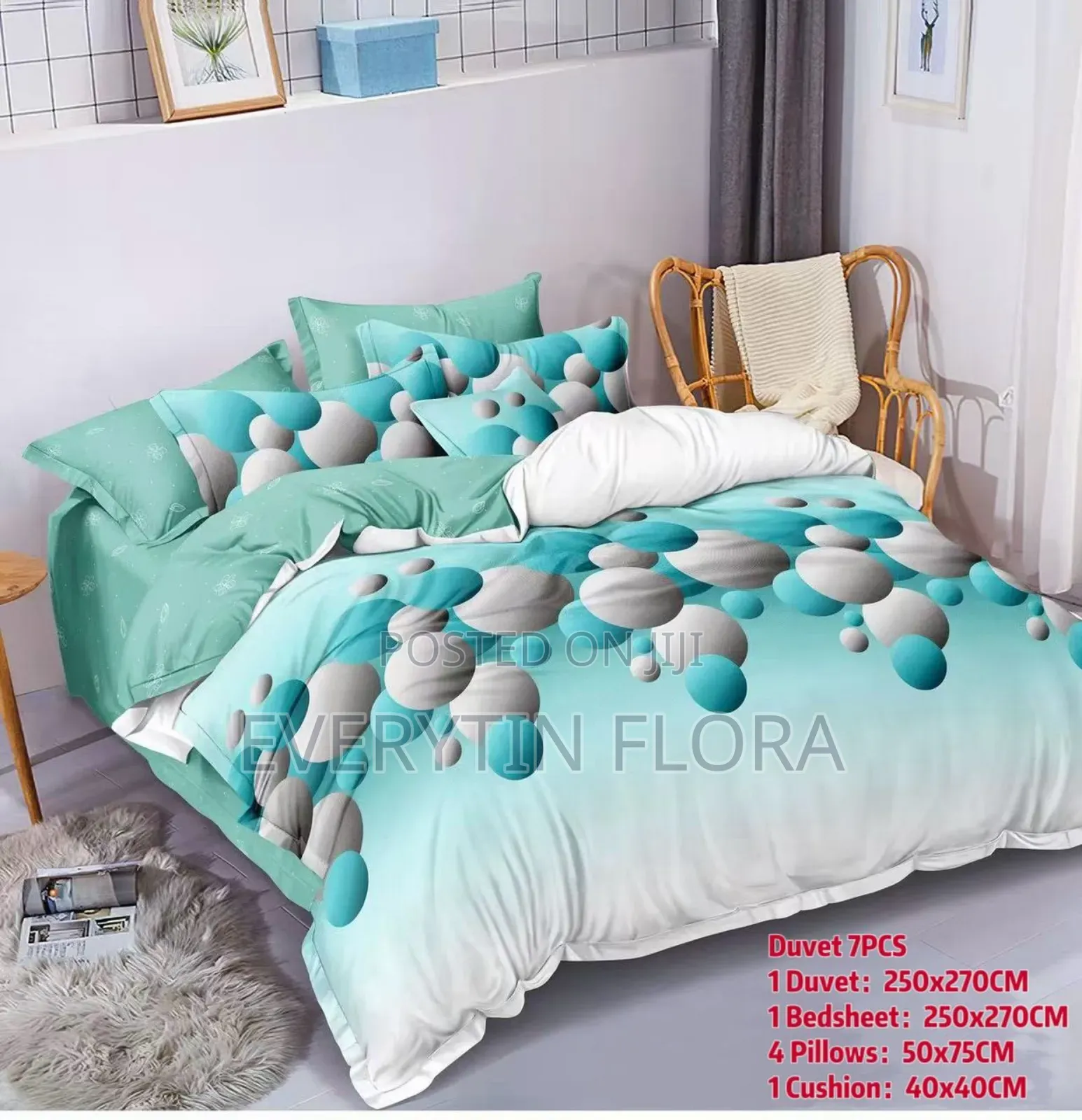 7 Pieces Duvet Set