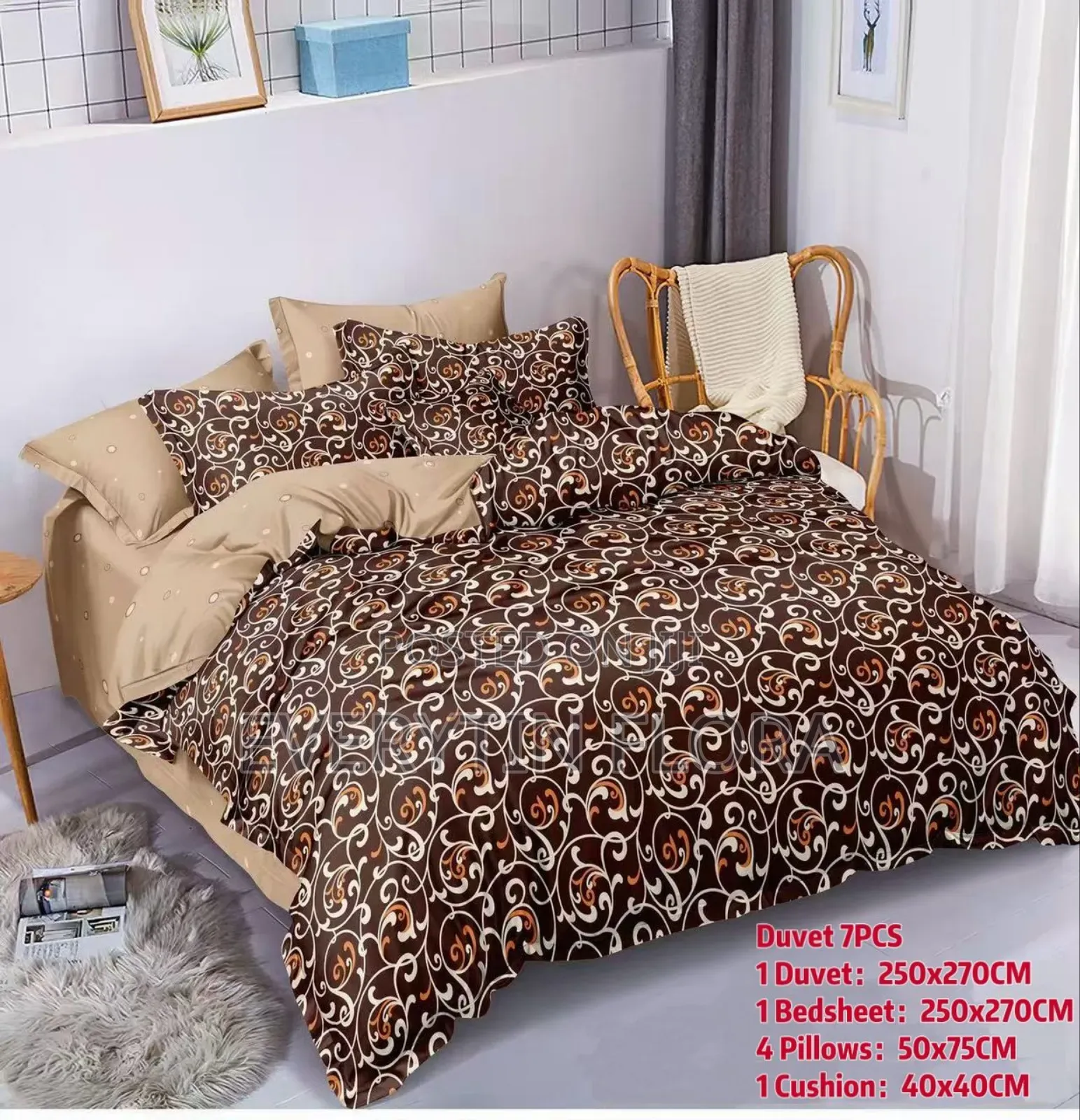 7 Pieces Duvet Set