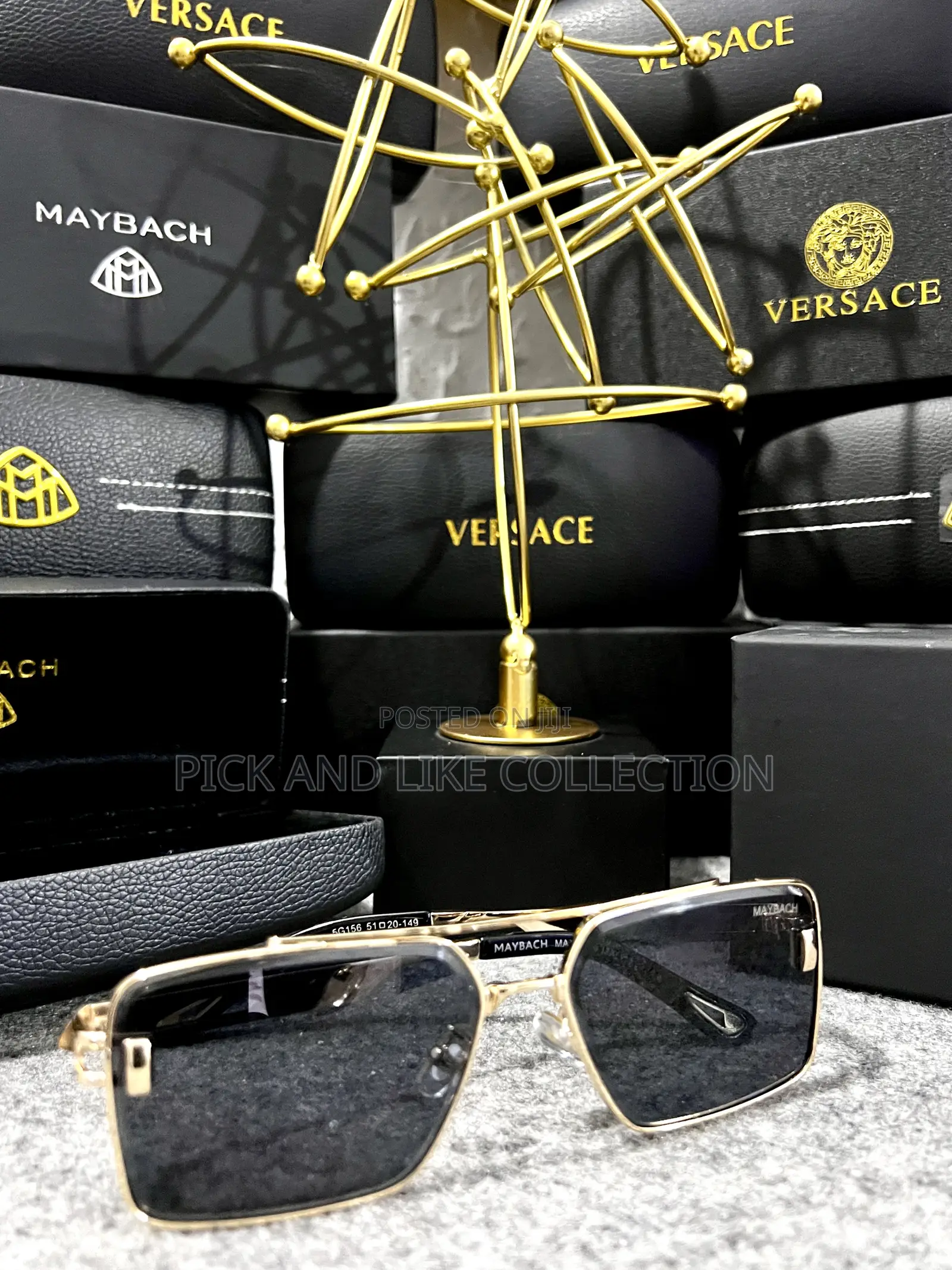 Gold Detail, Tinted Perfection — Sunglasses for Men.