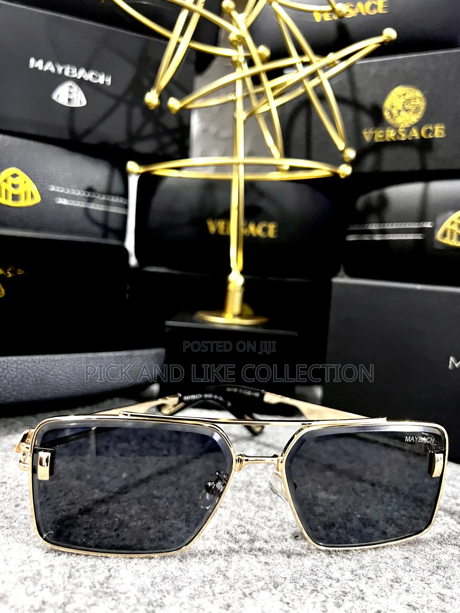 Gold Detail, Tinted Perfection — Sunglasses for Men.
