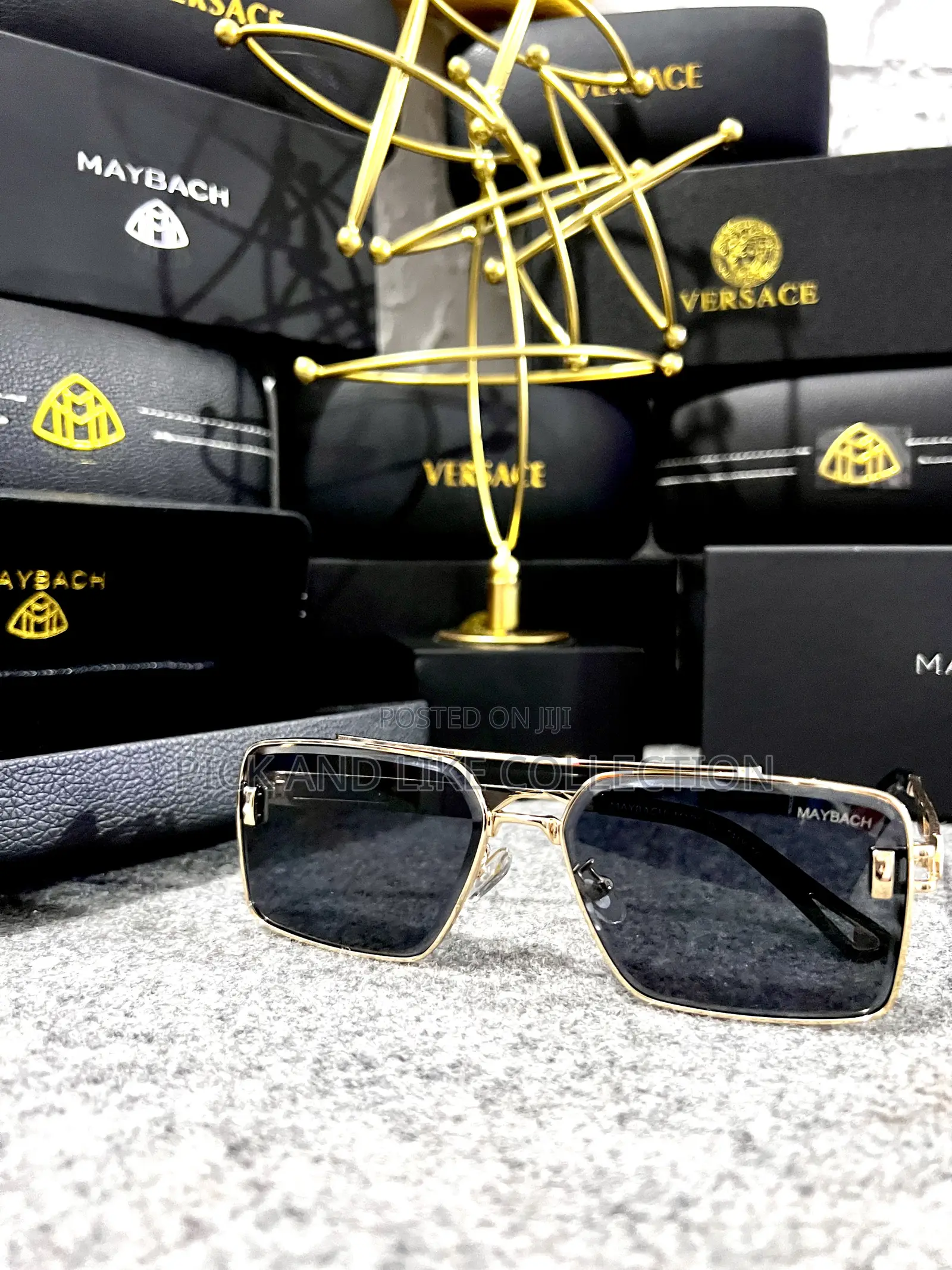 Gold Detail, Tinted Perfection — Sunglasses for Men.