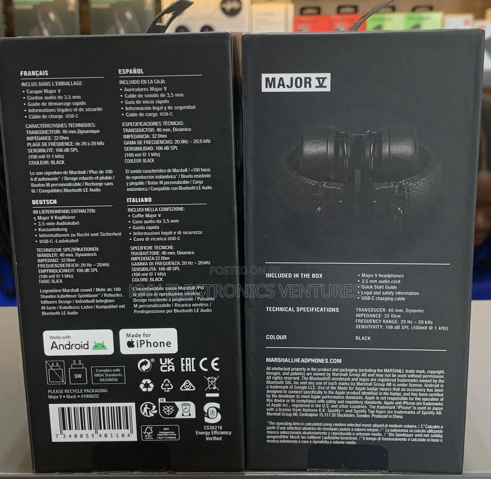 Marshall Major 5 Wireless Headphones