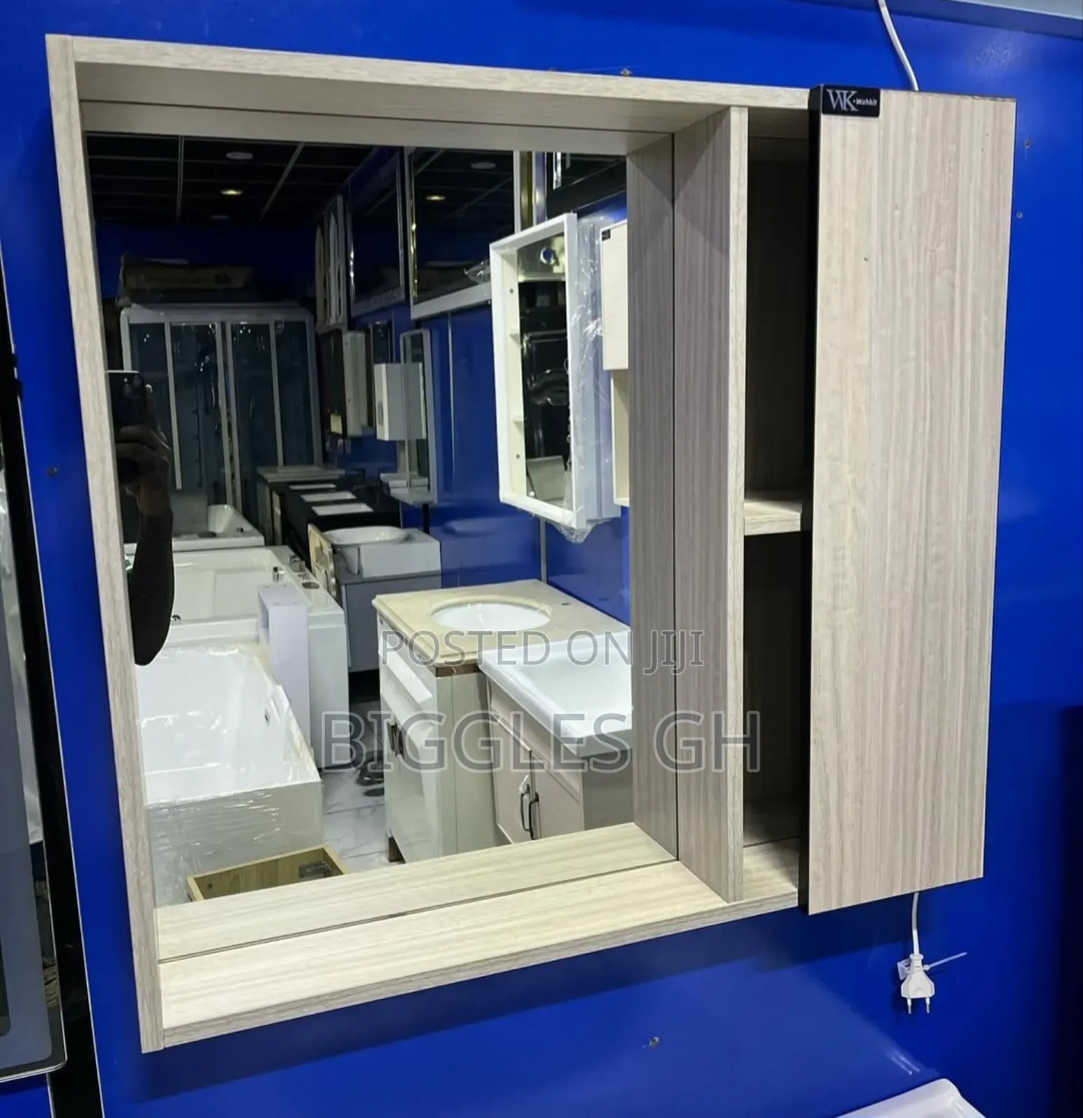 Cabinet Basin With Mirror-80cm