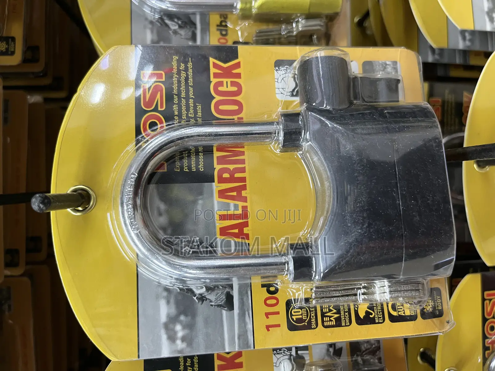 Motorcycle Lock With Alarm