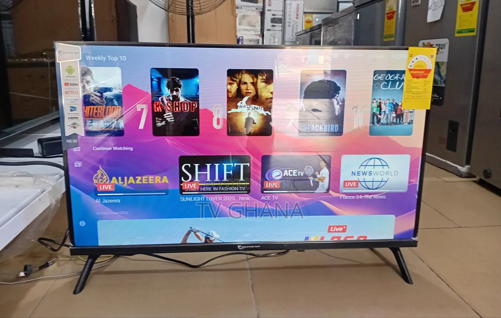 Dolphine Bay 32" Smart Tv, Tv That Feels Just Right Tv