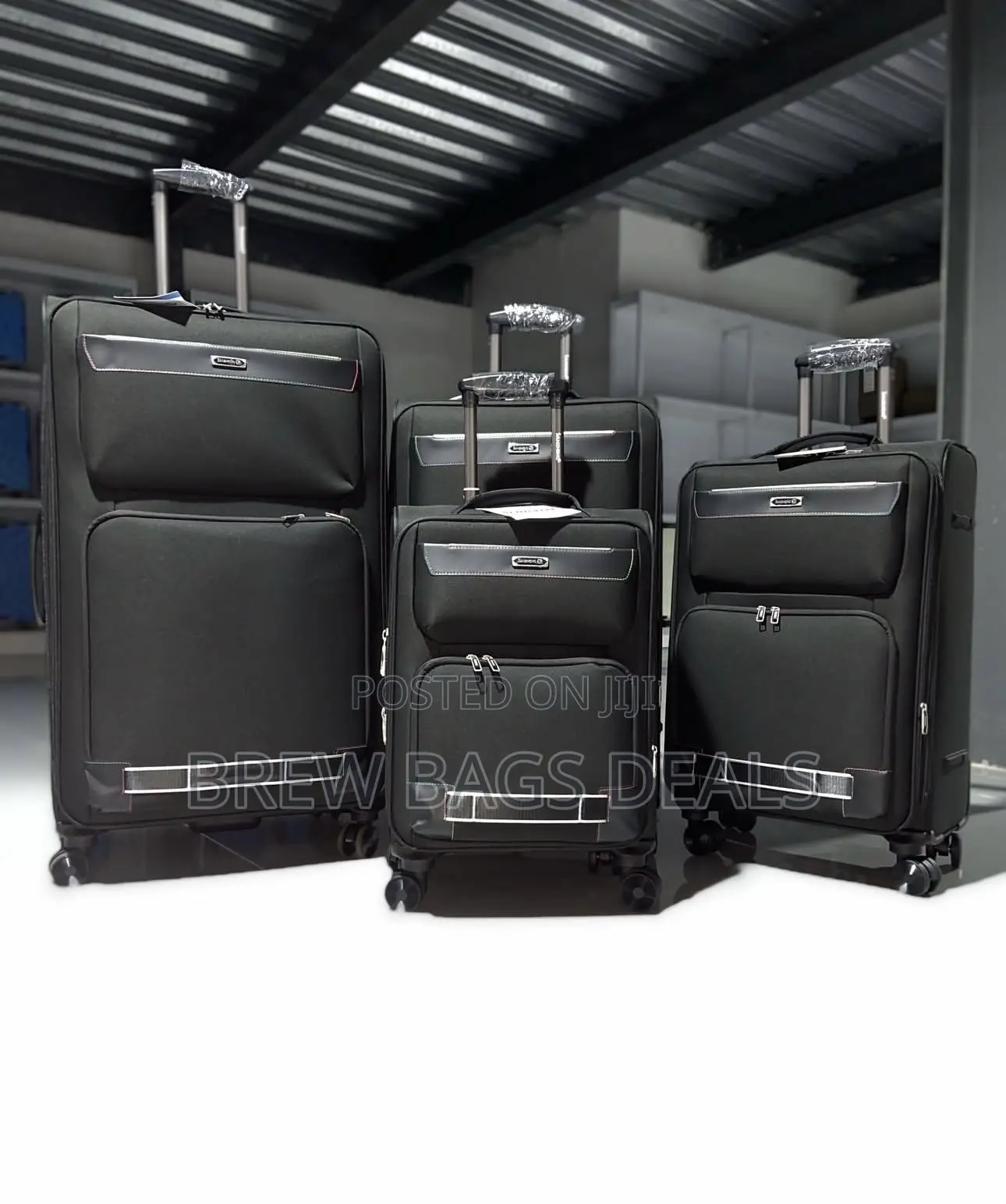 Top Quality 4set Sanzheng Thick Fabric Traveling Bag.