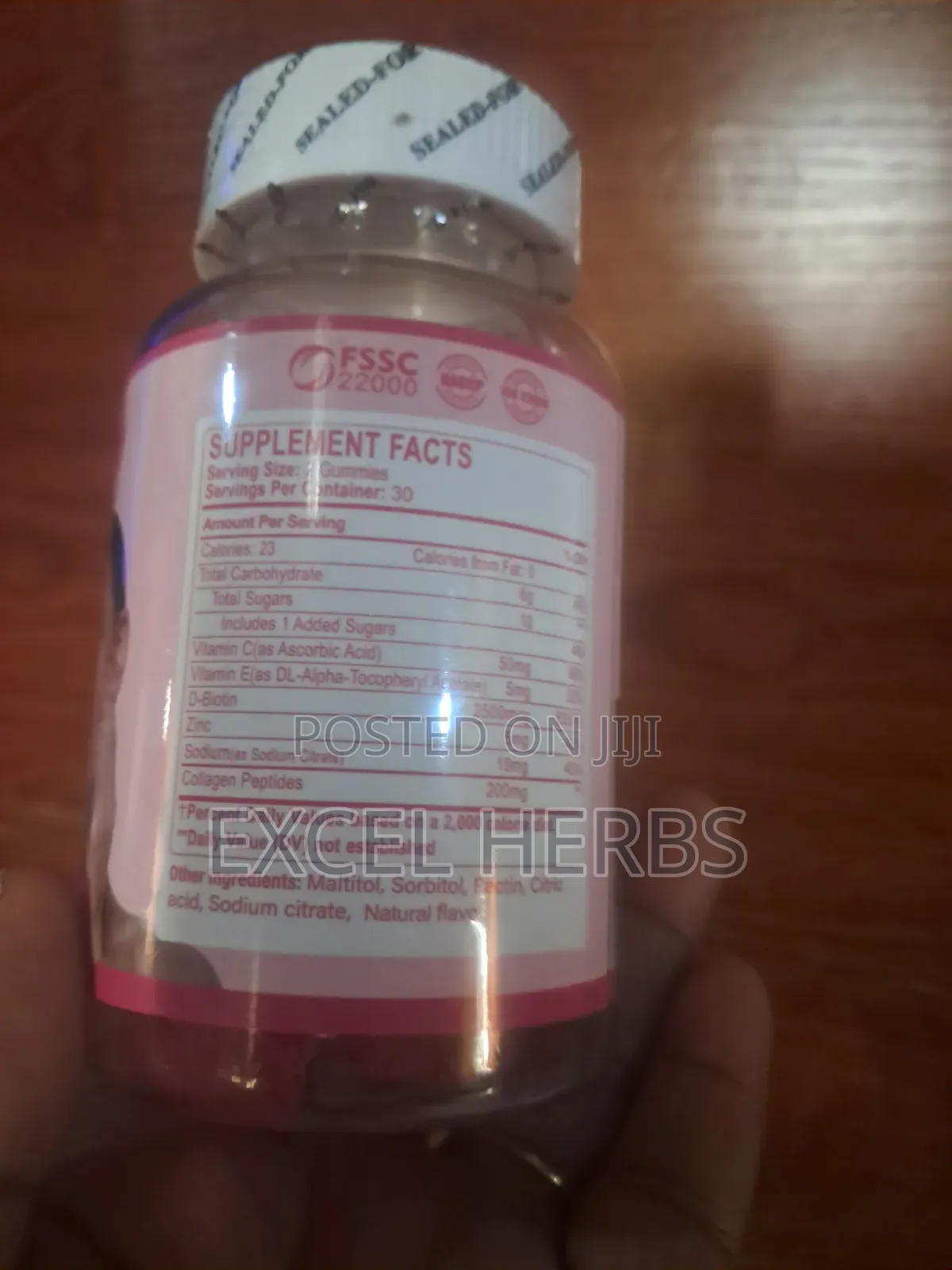Wins Town Glutathione Whitening Collagen Gummies