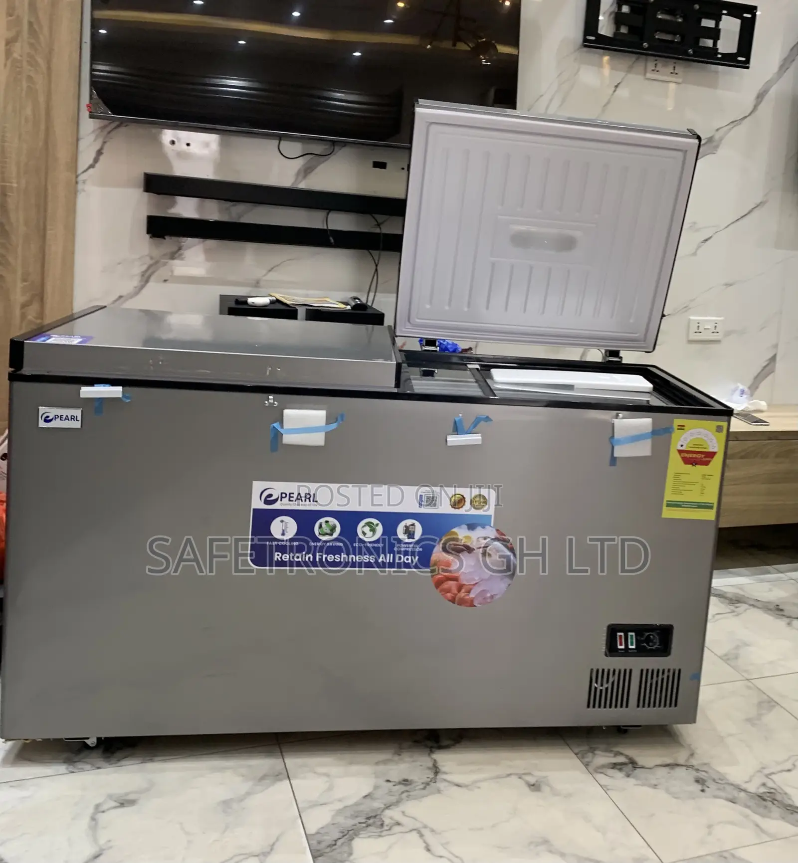 Pearl Brand New 413 Liters 2 Doors PCF-2310-6f Freezer