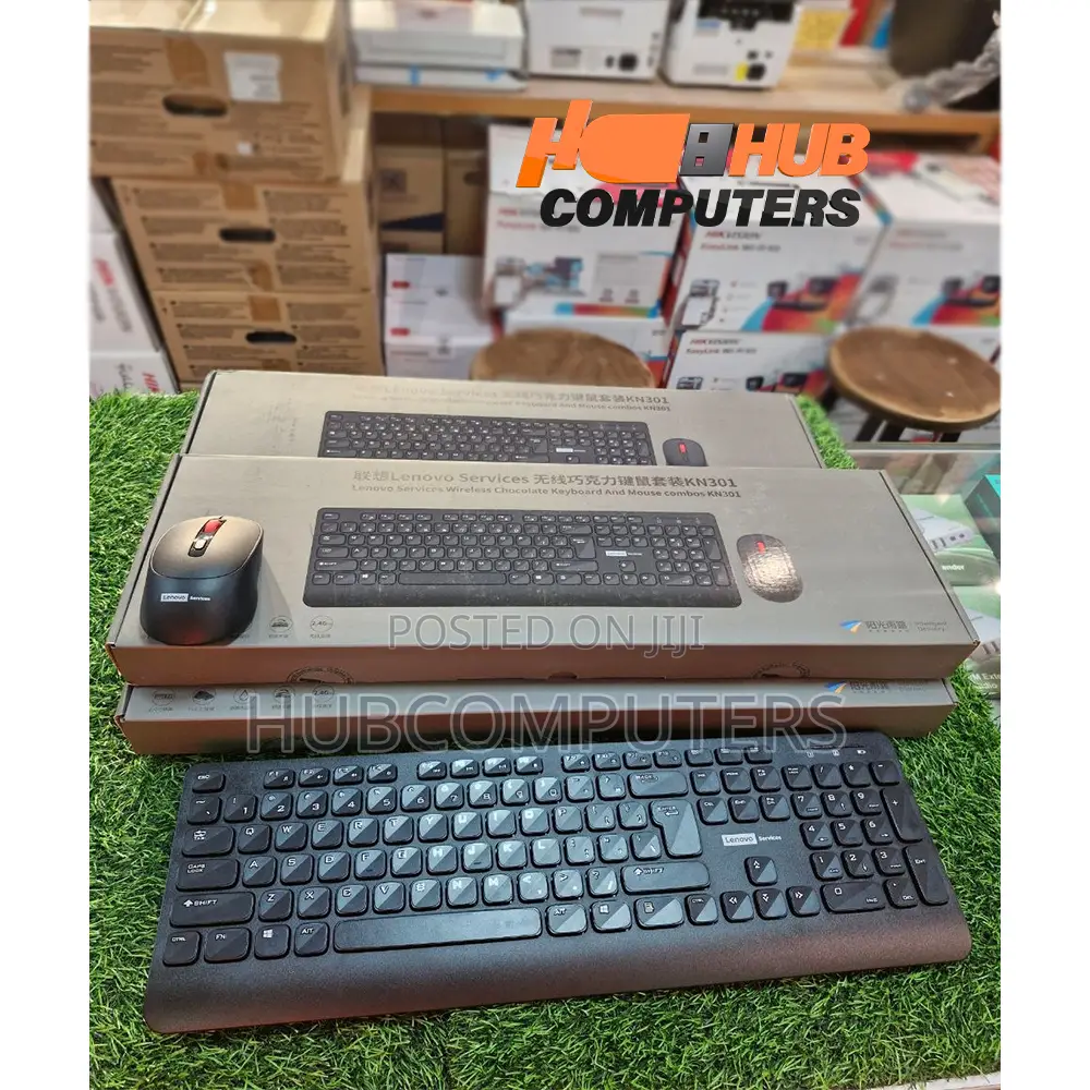 Lenovo Services Kn301 Wireless Keyboard and Mouse Combo