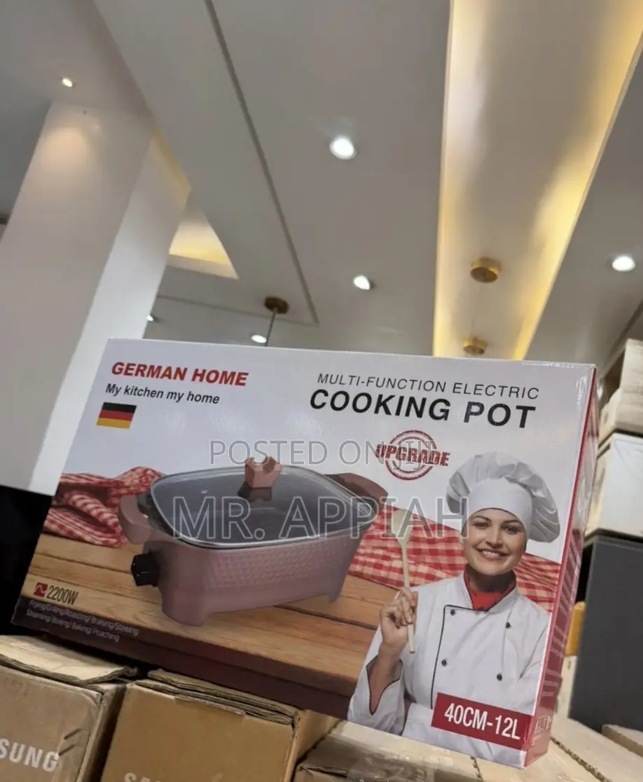 Efficient German 12liters Electric Cooking Pot(2200watt) 