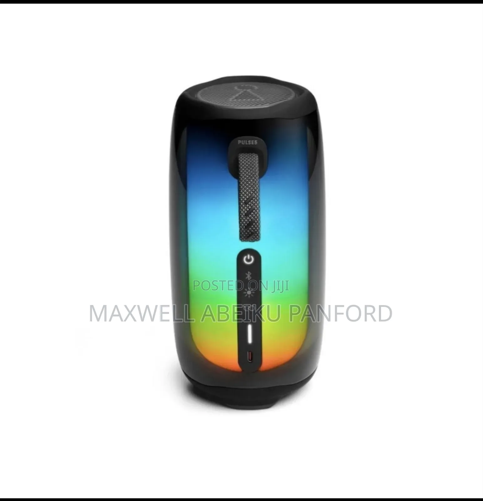 JBL Pulse 5 Portable Bluetooth Speaker With Light Show - Black