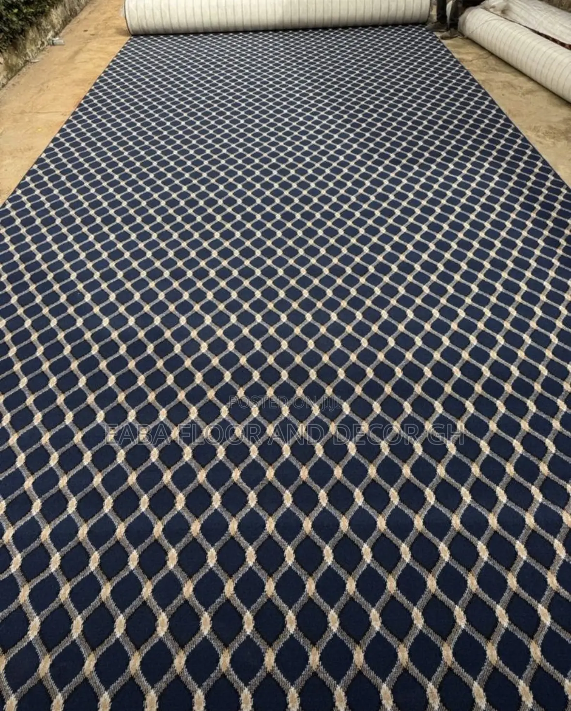Elegant Geometric Industrial Carpet. (New Shades)