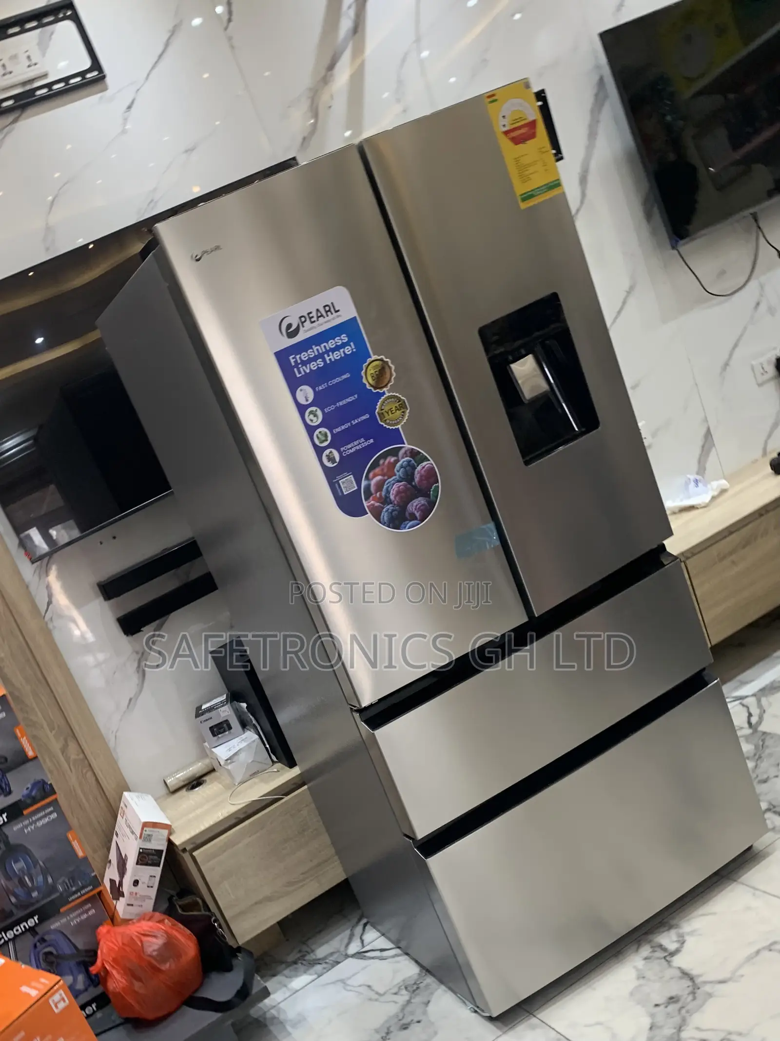 Newly Bulky 531 Liters Pearl Side by Side 4 Doors Fridge