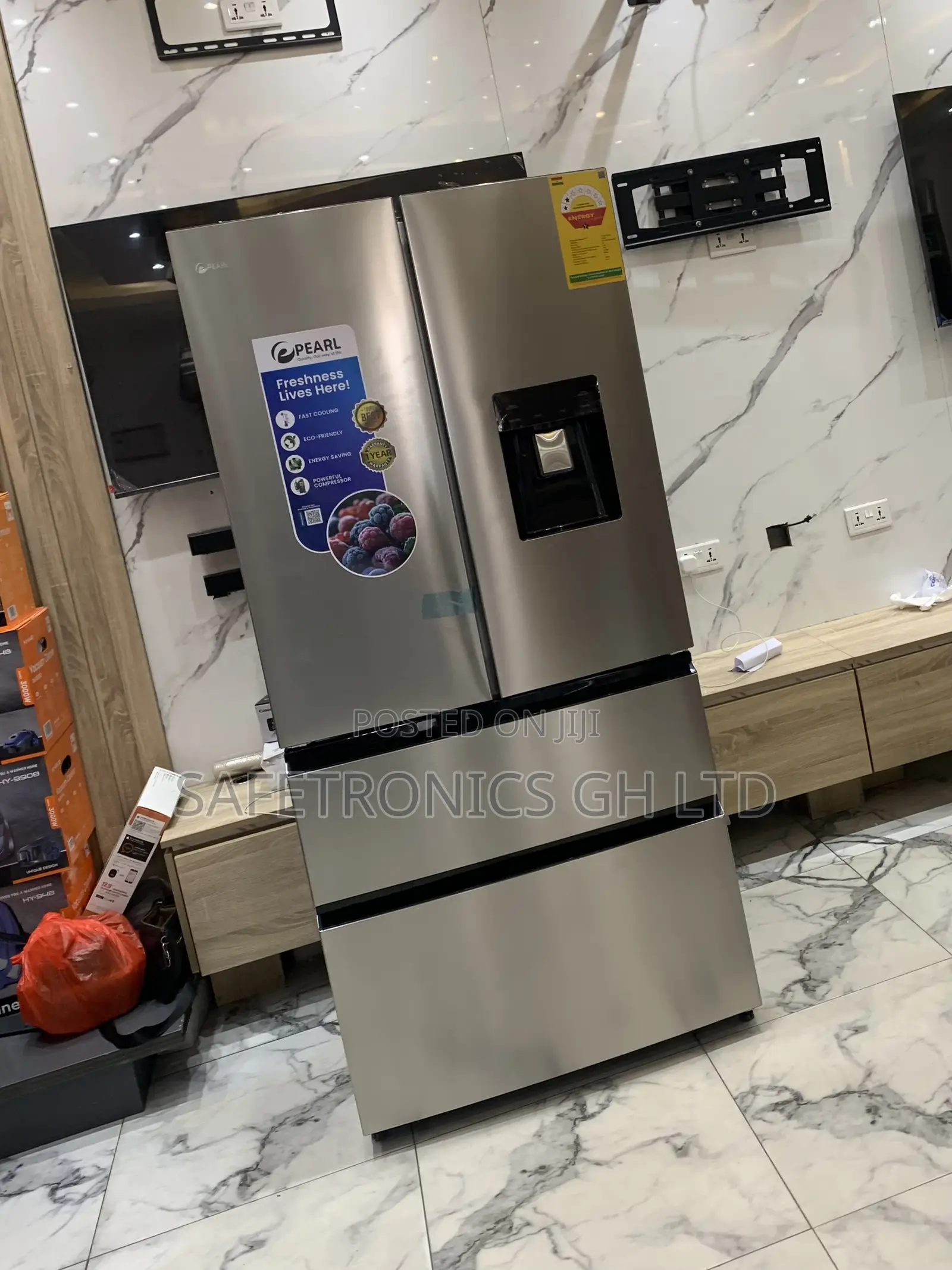 Order Efficiency 531 Liters Pearl 4 Doors Side by Side Dispenser