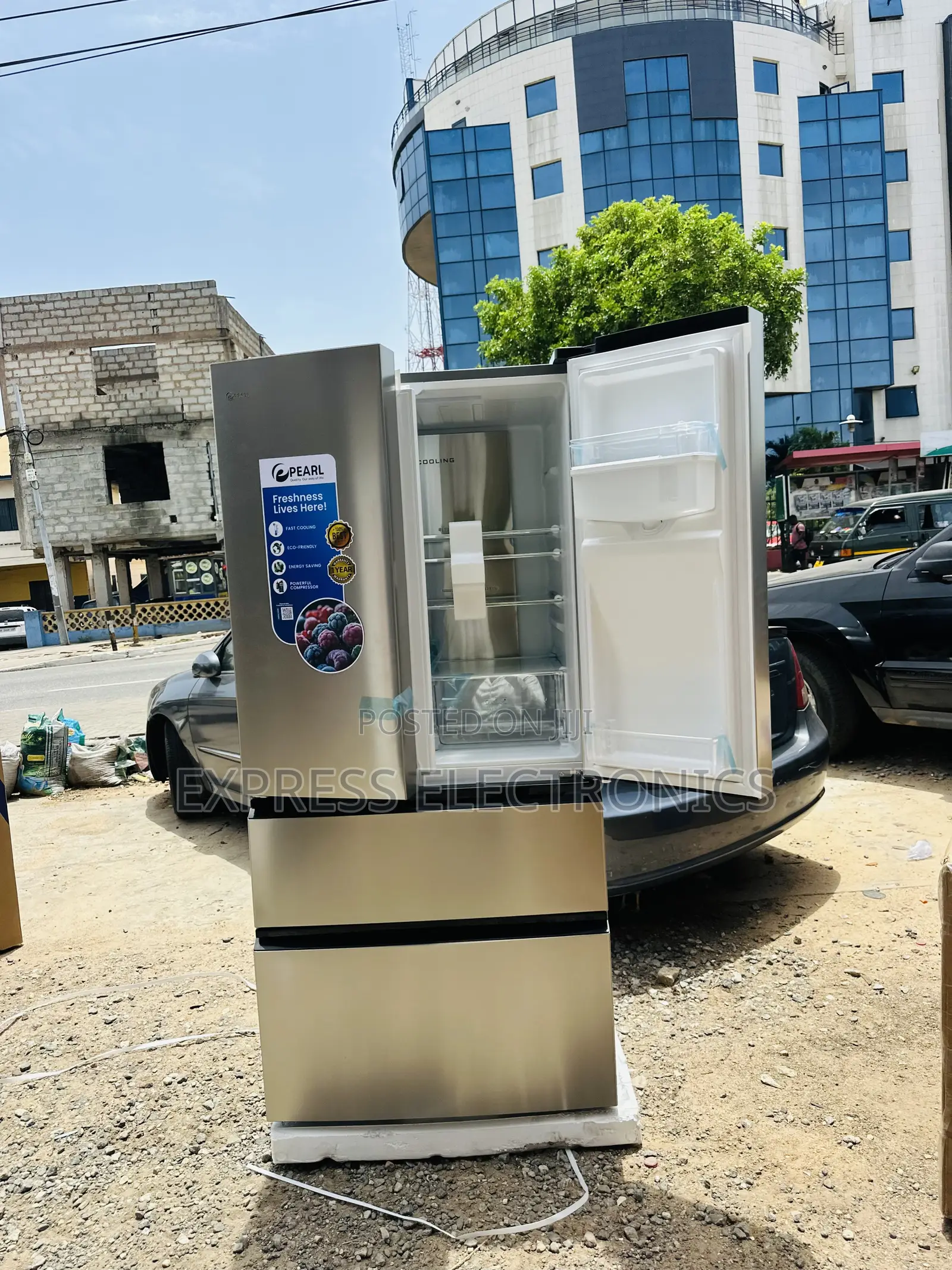Zealous Sleek Pf-702mdixwd-2b. 531l Pearl Fridge