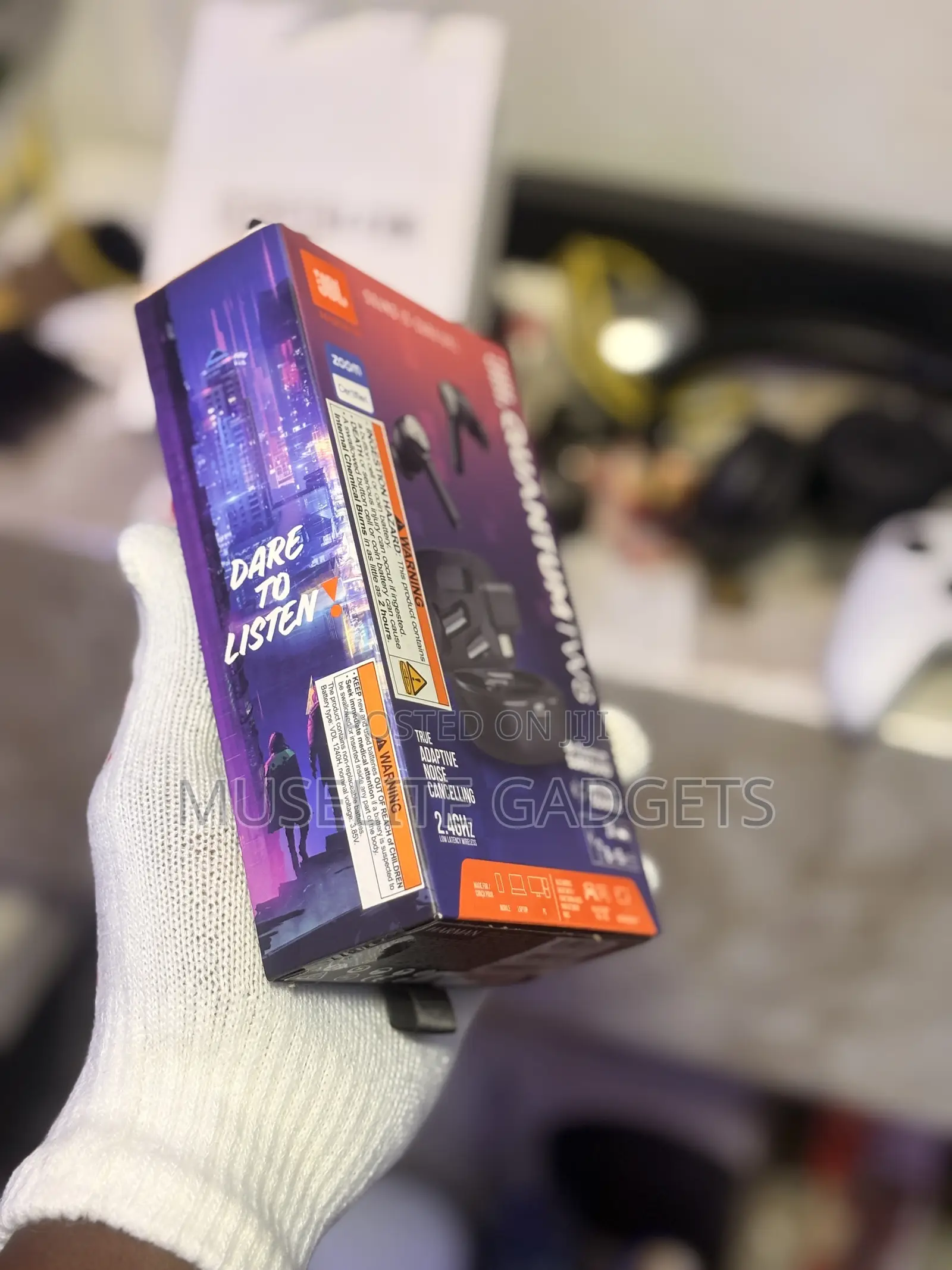 JBL Quantum TWS Gaming Earbuds - Low Latency, Anc, Clear Sound