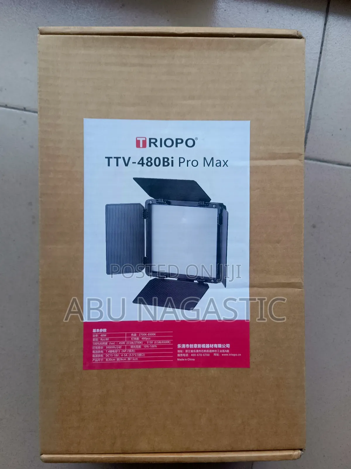 Triopo TTV-480bi-Color Pro Max Video Ledlight