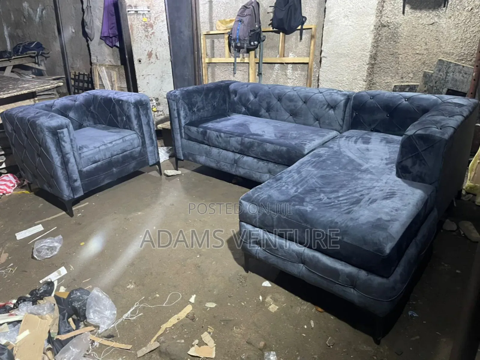 Black L Shaped Available