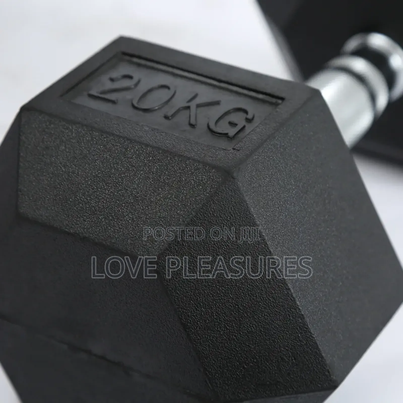 Pair of 20kg Home Gym Fitness Dumbbell