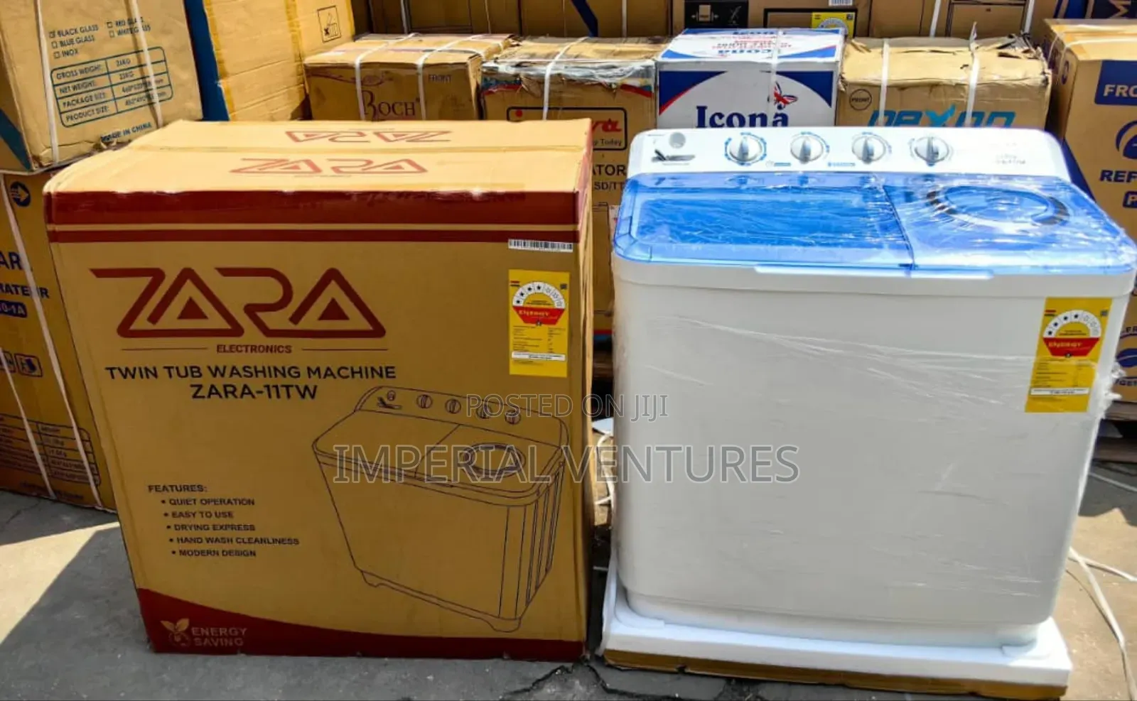 Zara 11kg Twin Tub Washing Machine