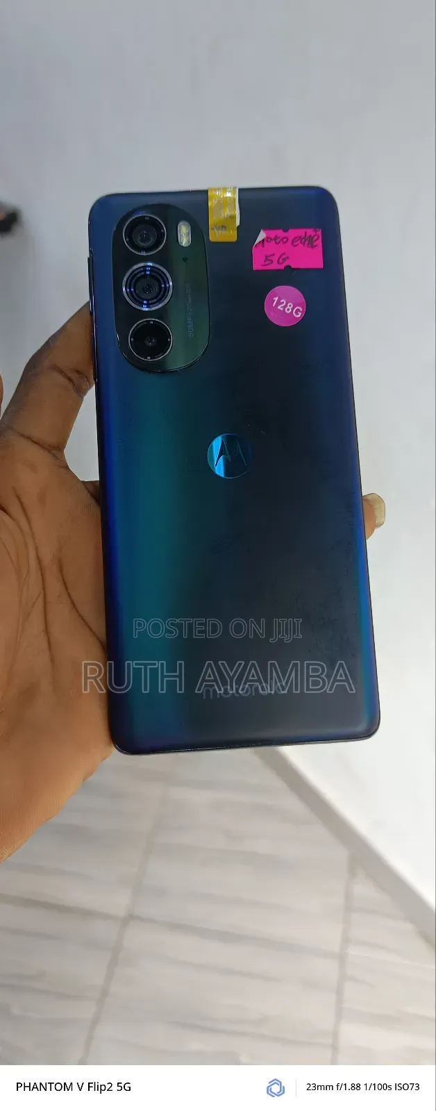 New Motorola Edge+ 5G UW (2022) 128 GB Blue