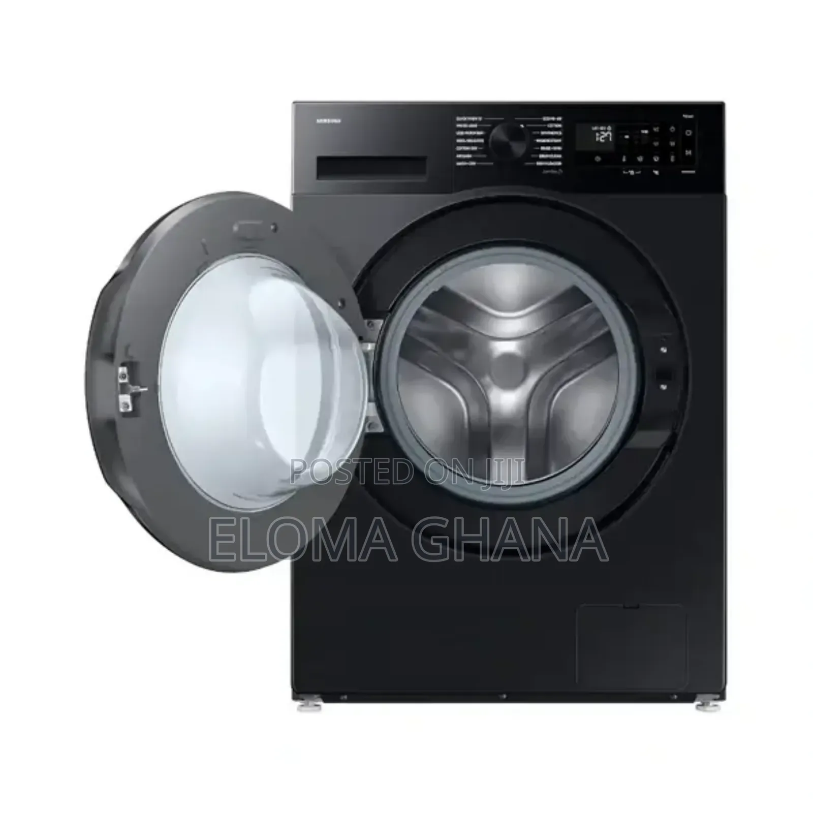 Modern Black Deco Samsung 10.1kg Bespoke Ai Front-Load Washing Machine