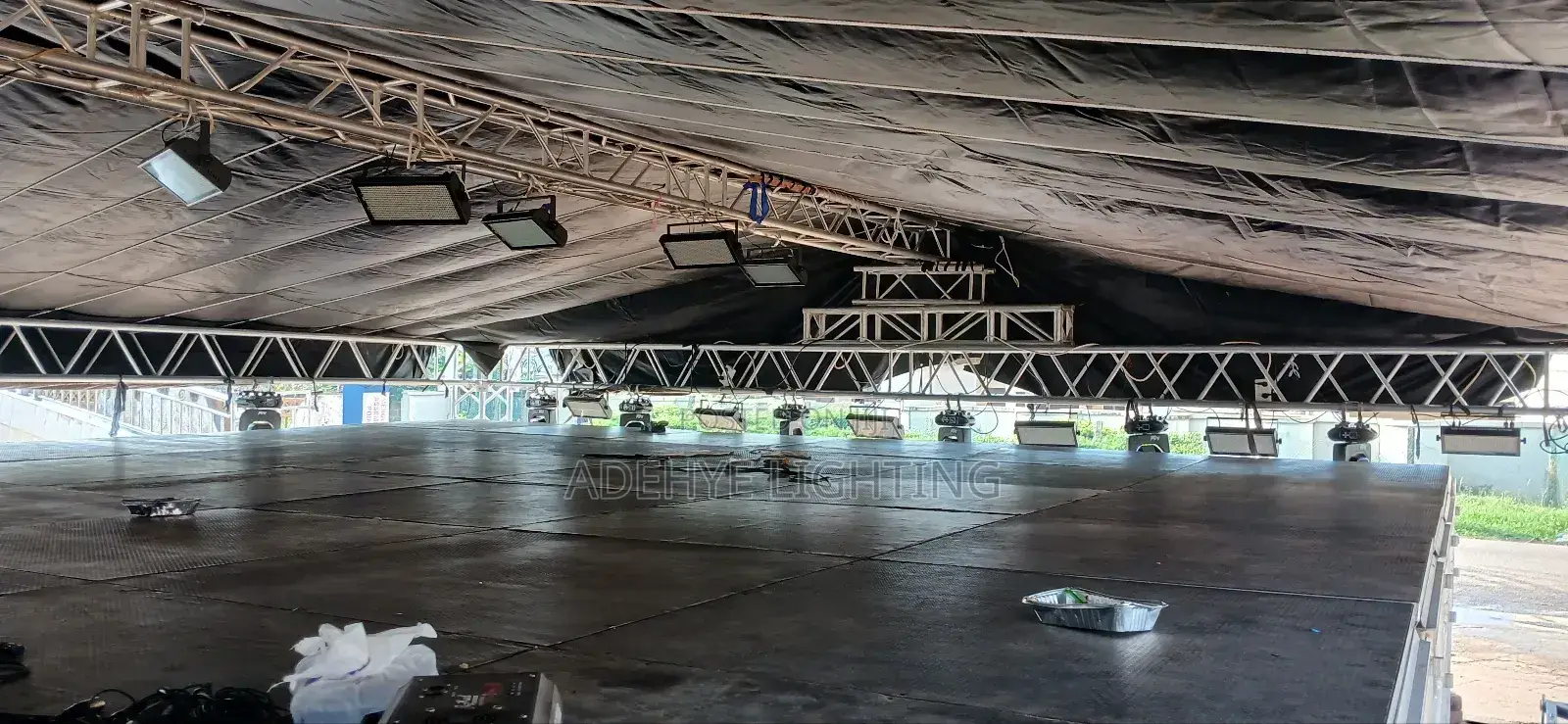 Platform,Trusses, Lighting System and Led Screen Pannels for Rentals