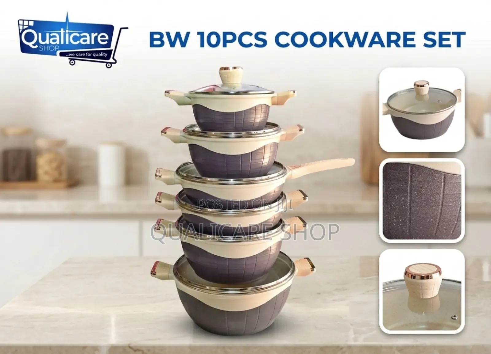 Bw 10pcs Cookware Set
