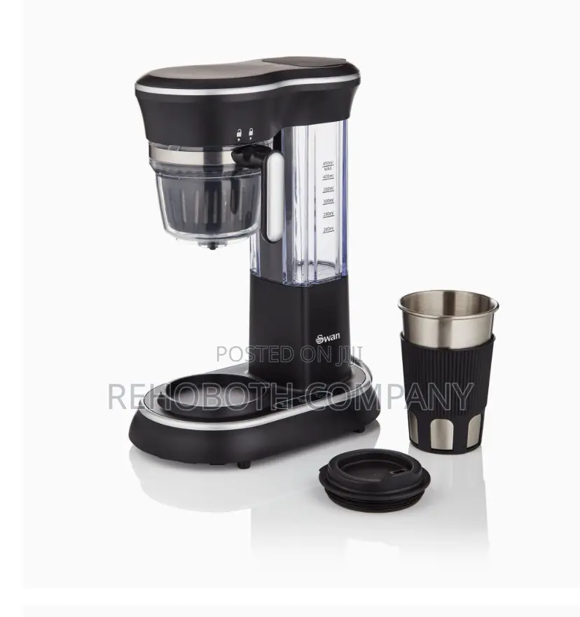 Swan Grind and Brew Coffee Maker, Bean to Cup Coffee to Go Machine