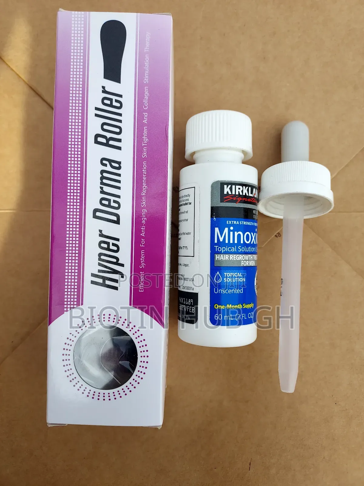 Kirkland Minoxidil and Derma Roller Combo