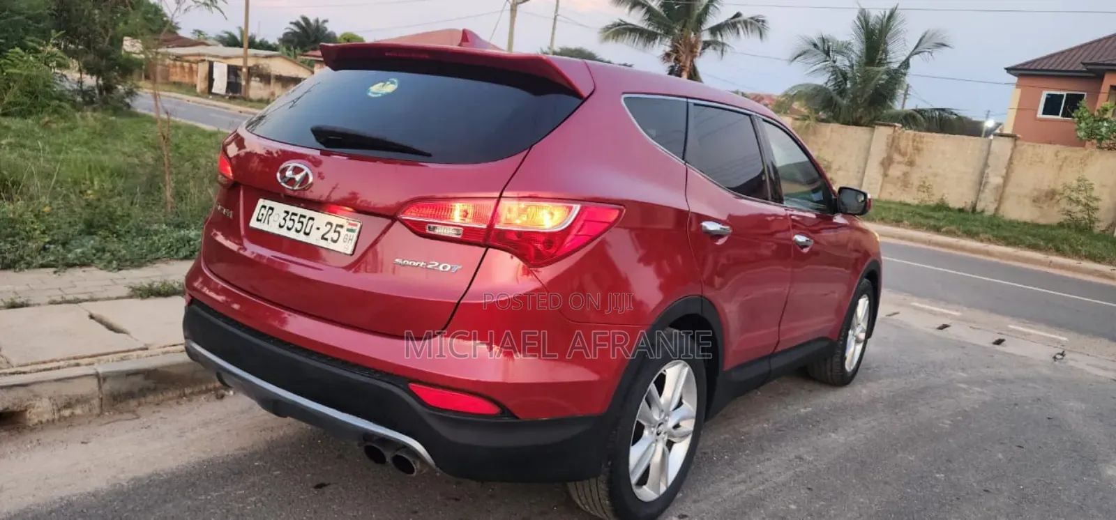Hyundai Santa Fe 2015 Red