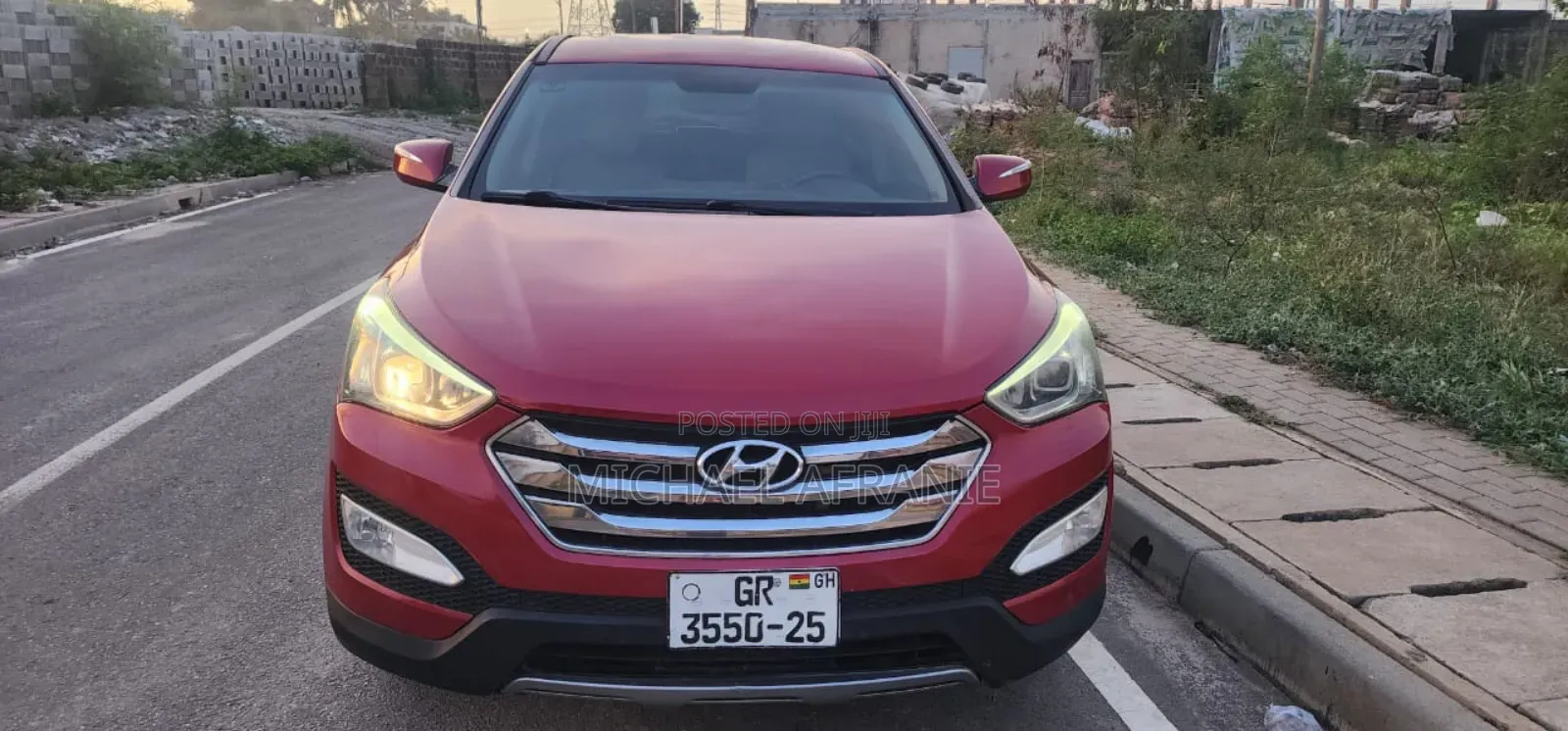 Hyundai Santa Fe 2015 Red