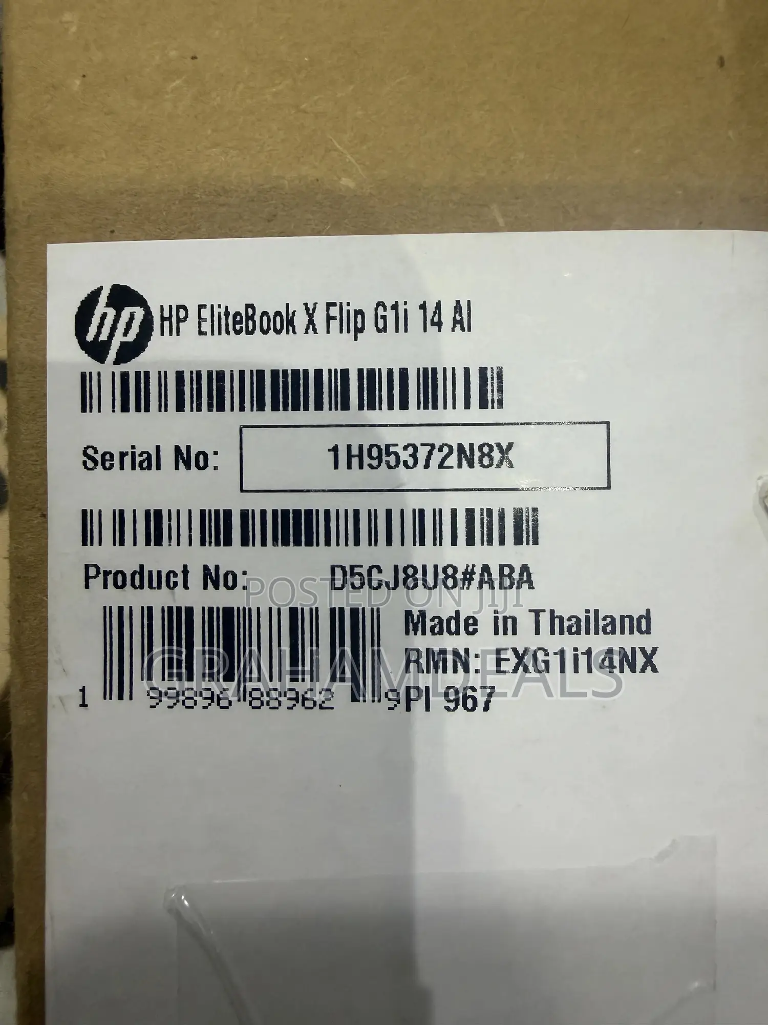 New Laptop HP EliteBook X Flip G1i 32GB Intel Core Ultra 7 SSD 512GB