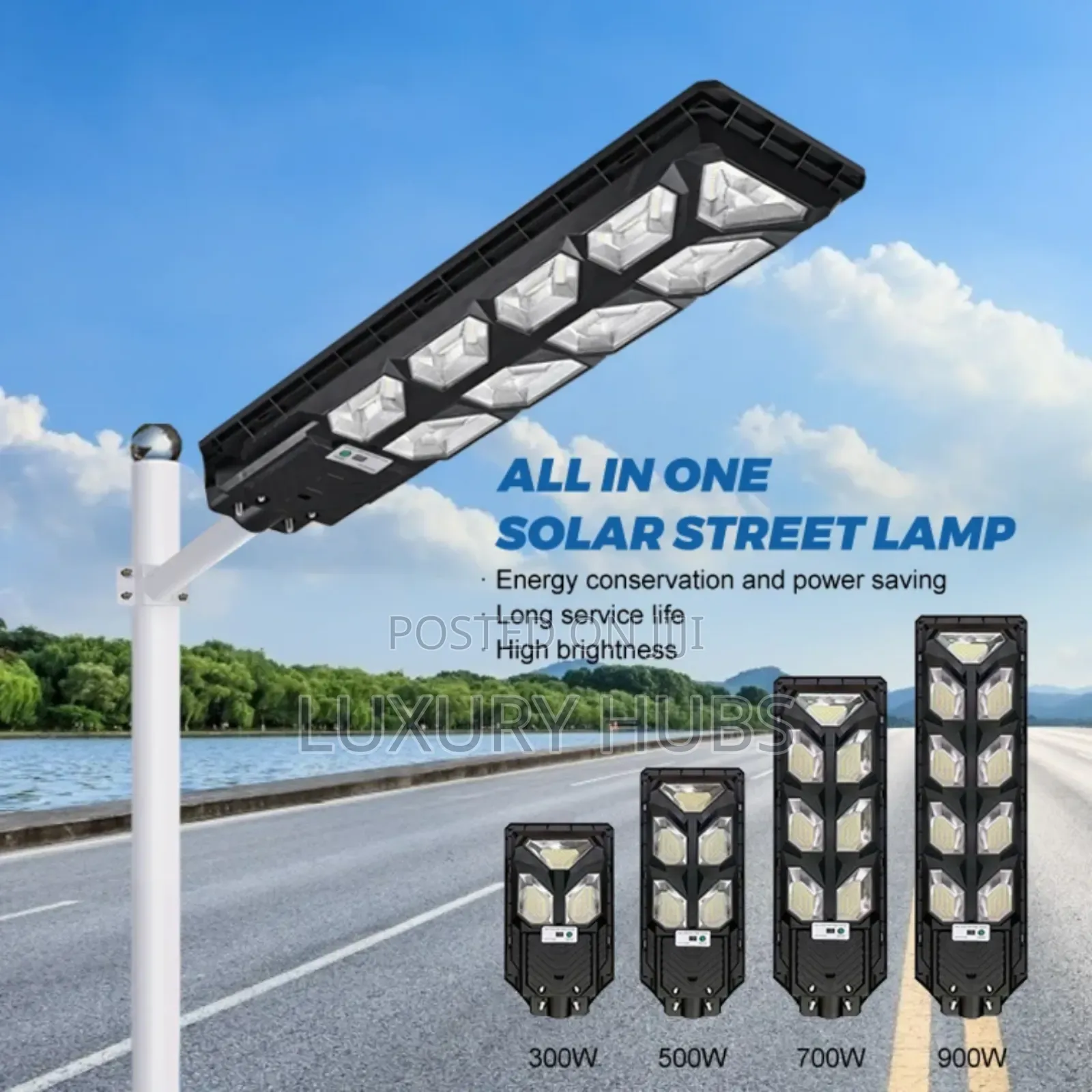 Hi Energy 700w Solar Street Light
