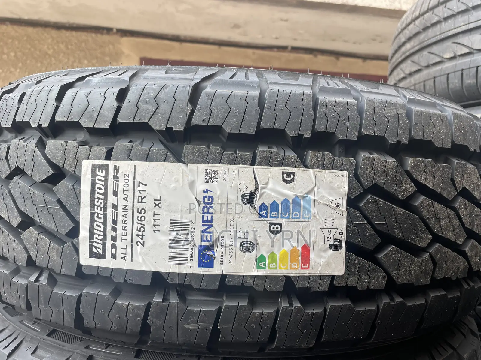 245/65r17 Bridgestone Dueler All Terrain,A/T002