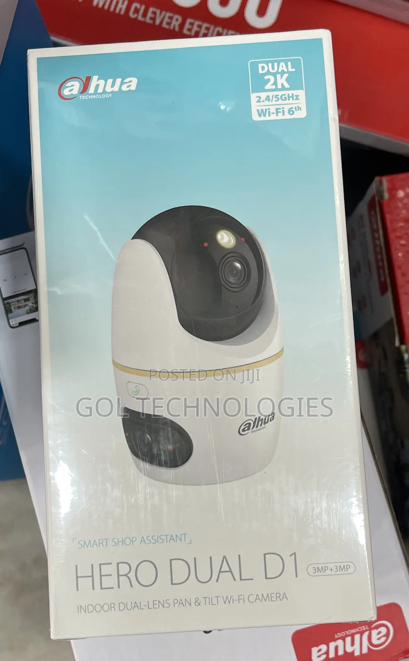 Dahua Dh-H3d-3f - Dh-H3d-3f 3+3mp Indoor Wi-Fi Dual-Lens Pan Camera