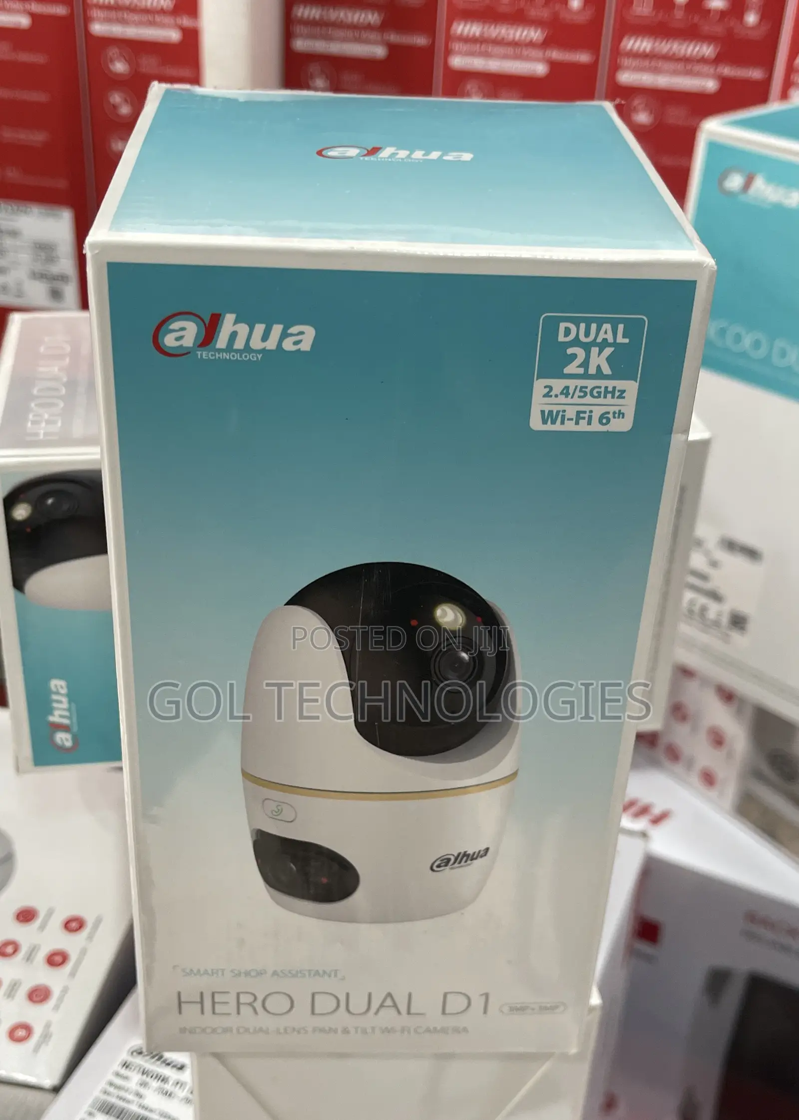 Dahua Dh-H3d-3f - Dh-H3d-3f 3+3mp Indoor Wi-Fi Dual-Lens Pan Camera