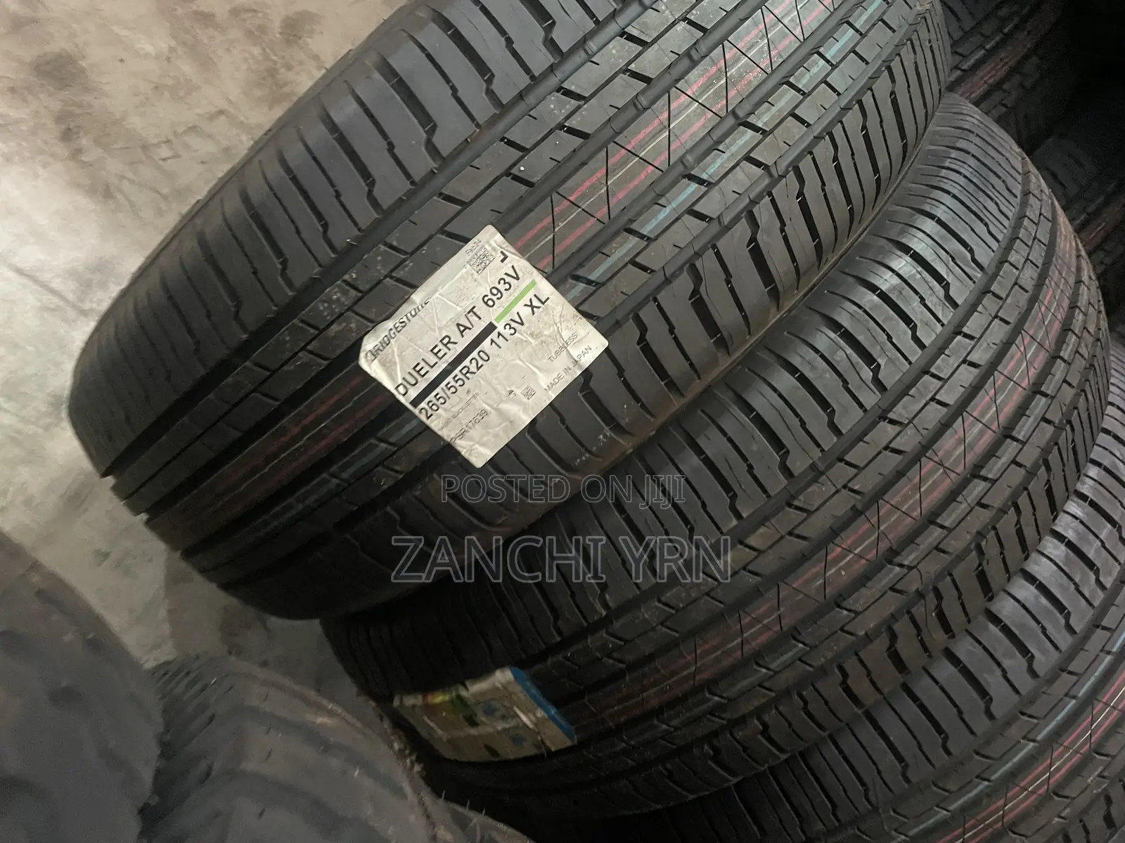 265/55r20 Bridgestone Dueler a/T 693v