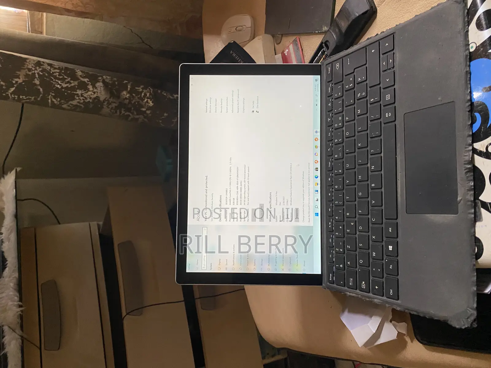 Laptop Microsoft Surface Pro 5 8GB Intel Core i5 HDD 256GB