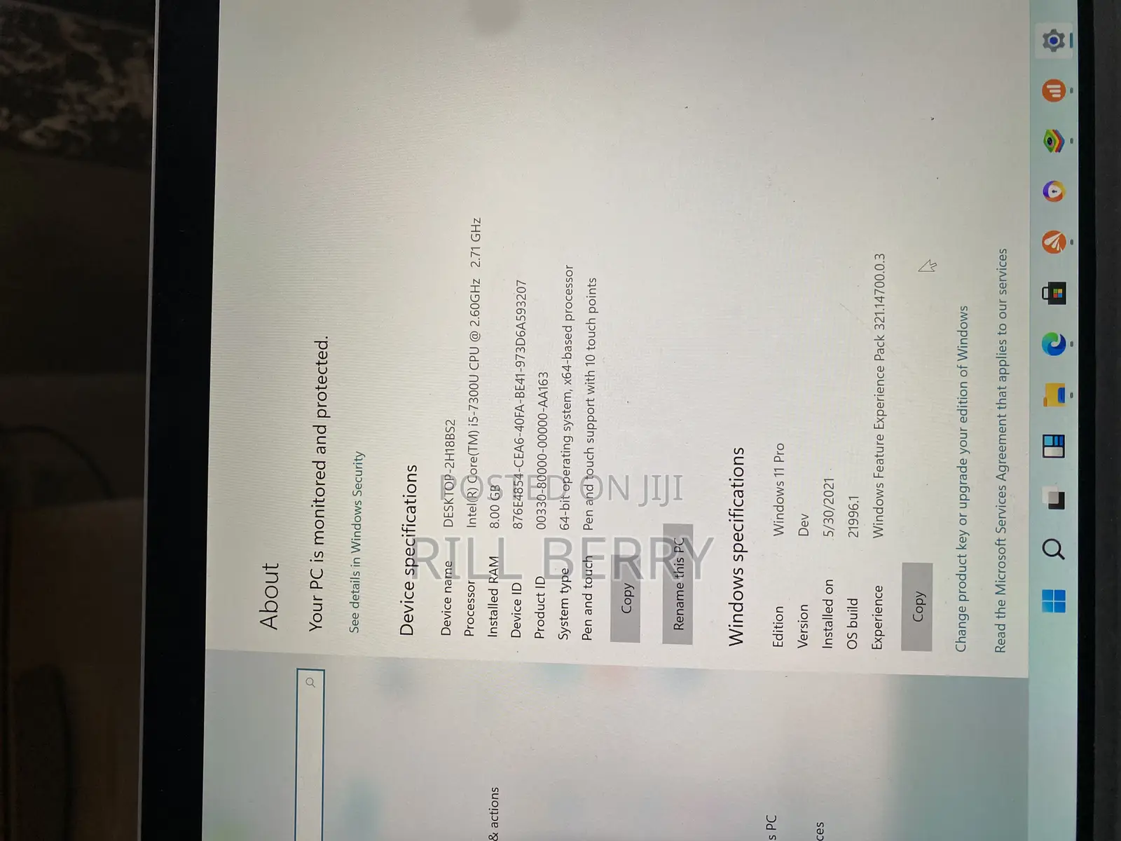 Laptop Microsoft Surface Pro 5 8GB Intel Core i5 HDD 256GB