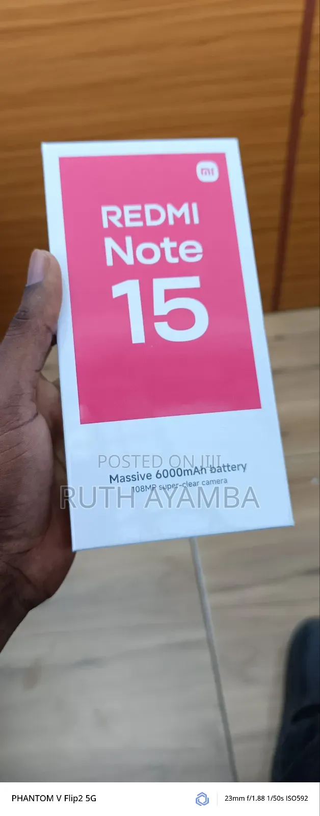 New Xiaomi Redmi Note 15 128 GB Black