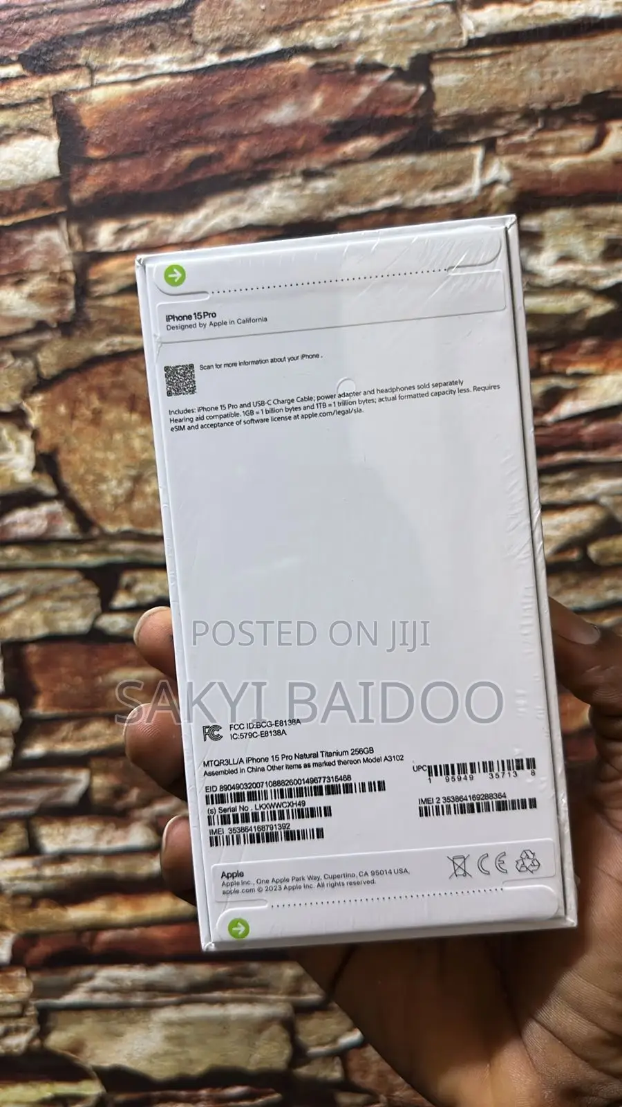 Apple iPhone 15 Pro 256 GB Black