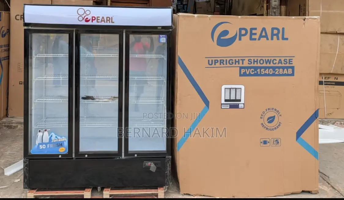 Pearl Side by Side 3doors Display Fridge