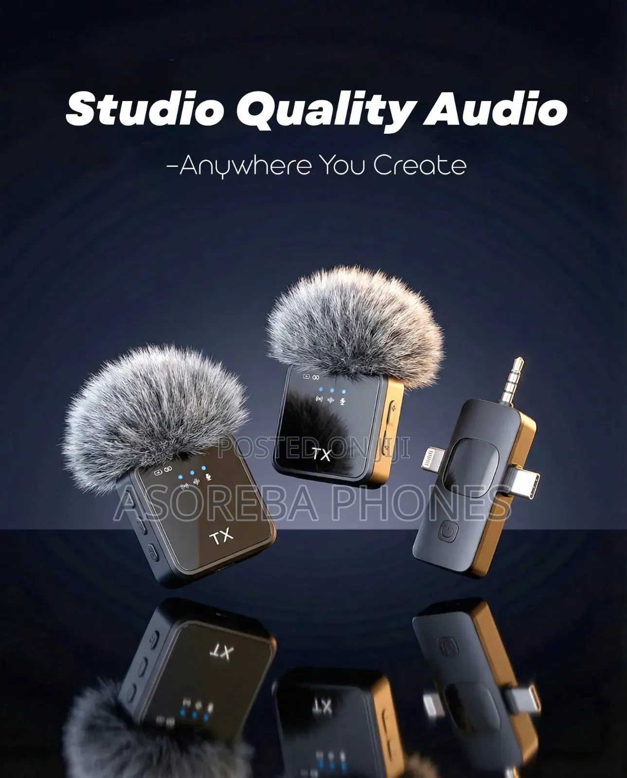 F11-2 3in1wireless Lapel Mic