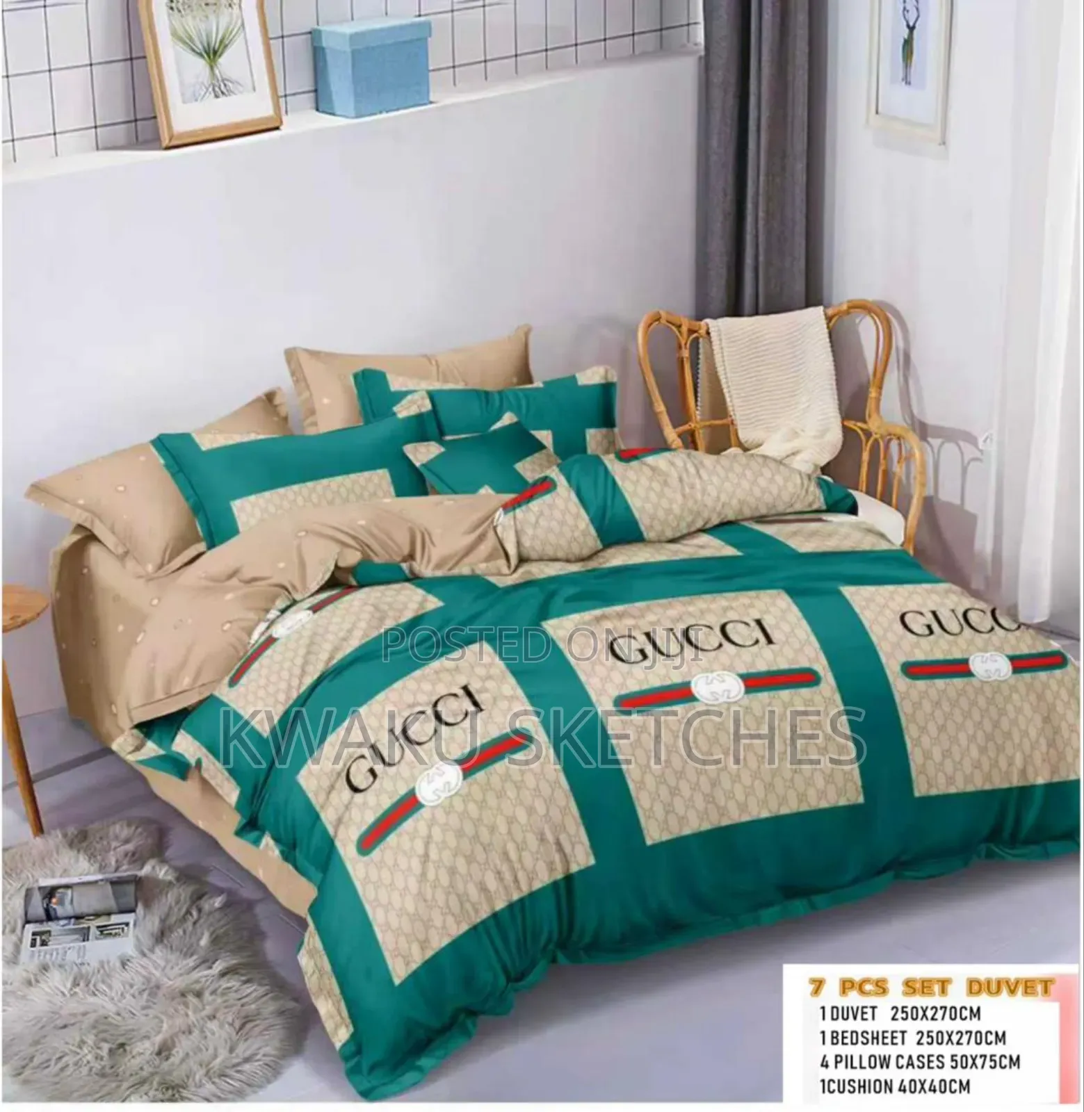 Paradise in Package: Ultra-Comfort 7 Pieces Duvet Set